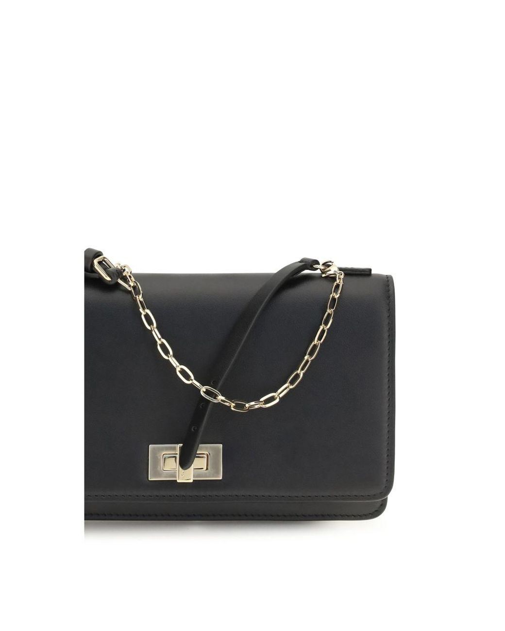 Fendi Black Calf Leather Bos Taurus Wallet