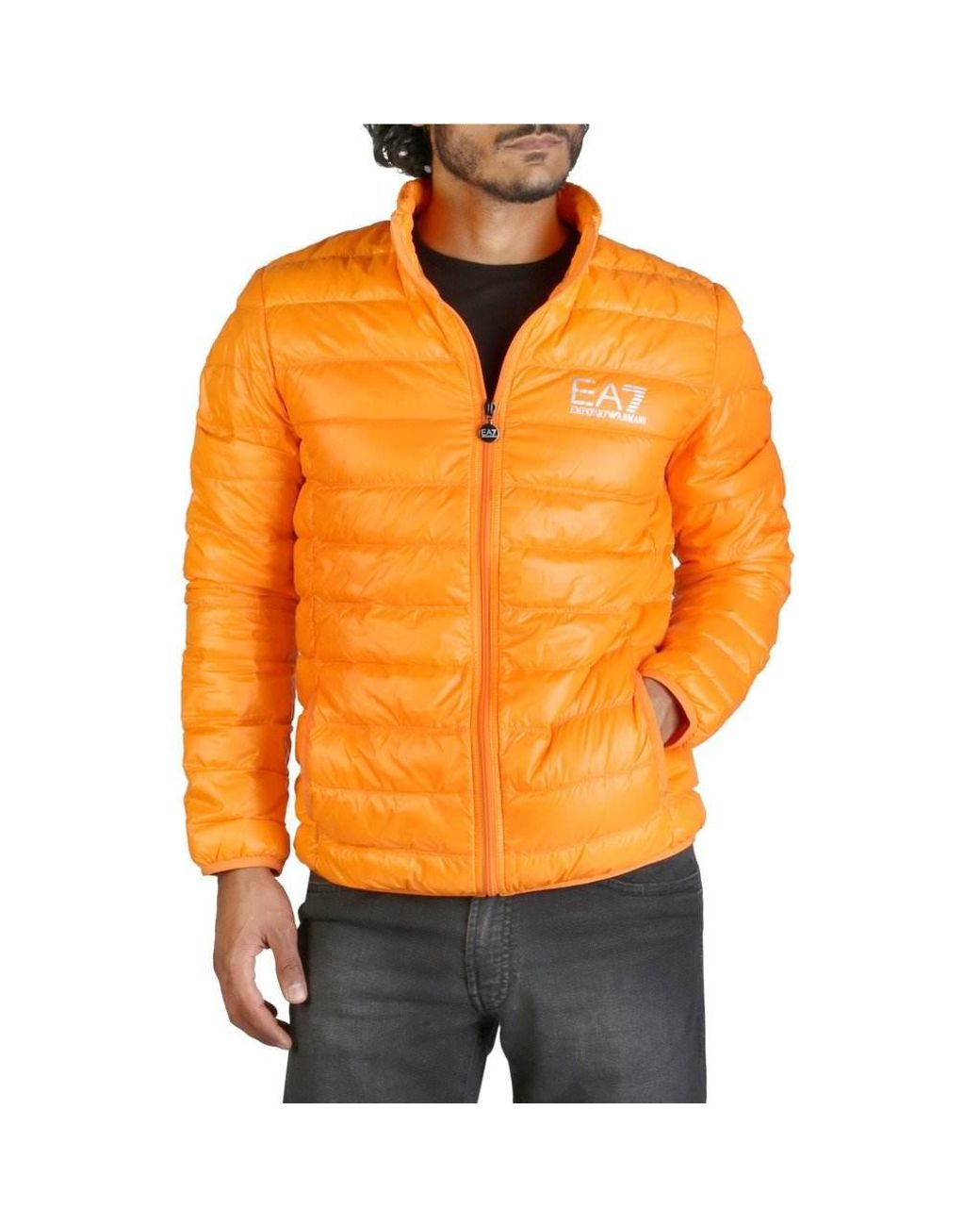 ea7 orange jacket