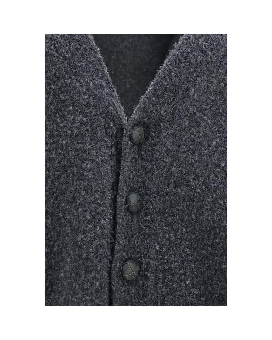 Golden Goose Deluxe Brand Blue Gray Wool Oves Aries Cardigan