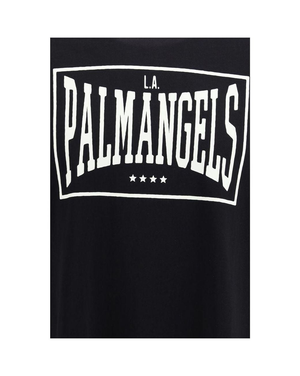 Palm Angels Black Cotton T for men