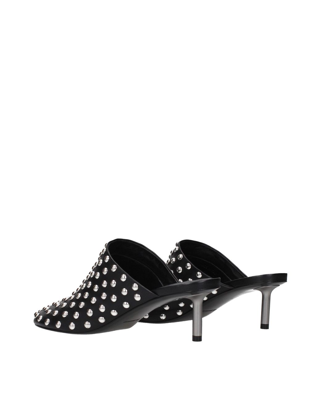 Jil Sander Black Leather Mules