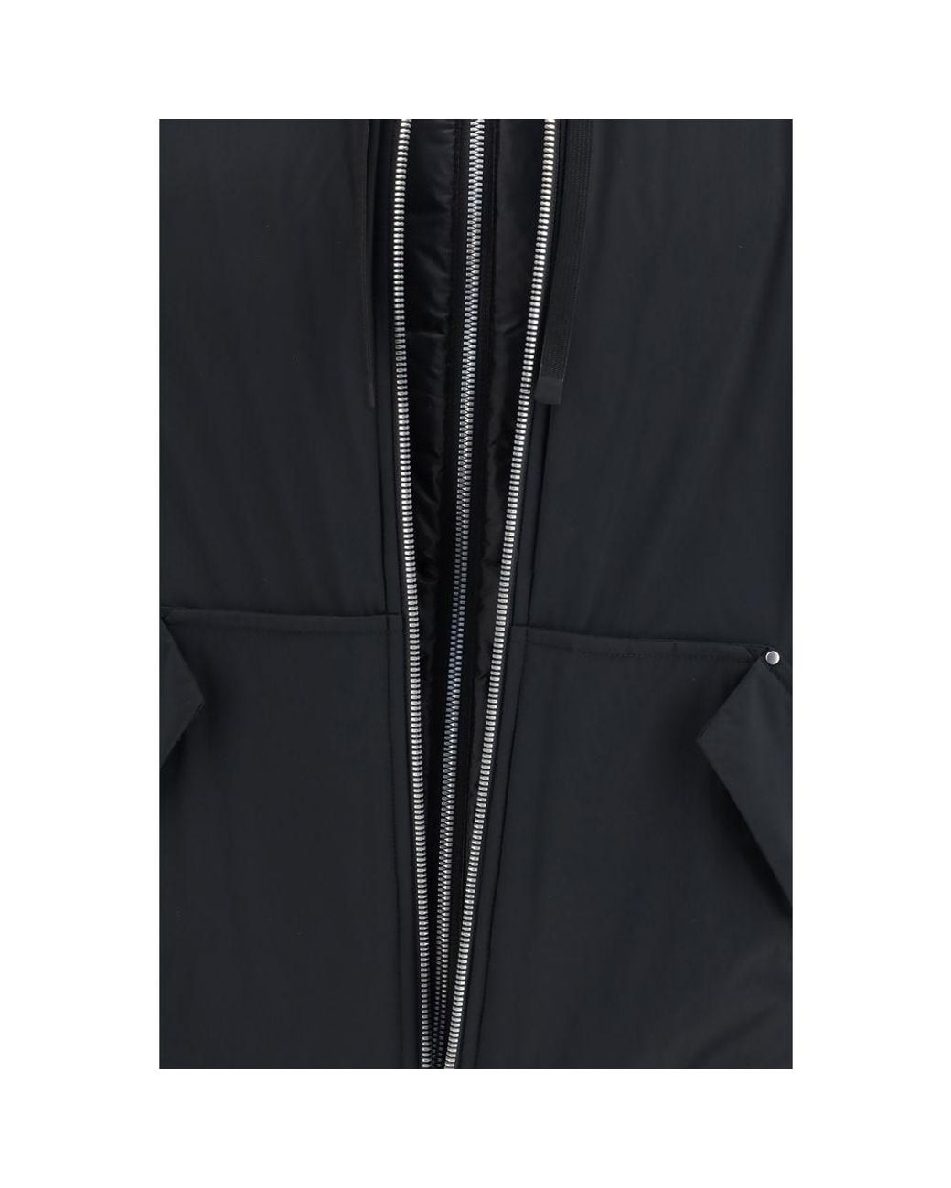 Moose Knuckles Blue Black Nylon Full for men