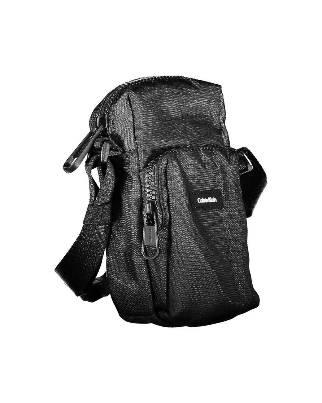 Calvin Klein Black Elegant Shoulder Bag With Chic Detailing for men