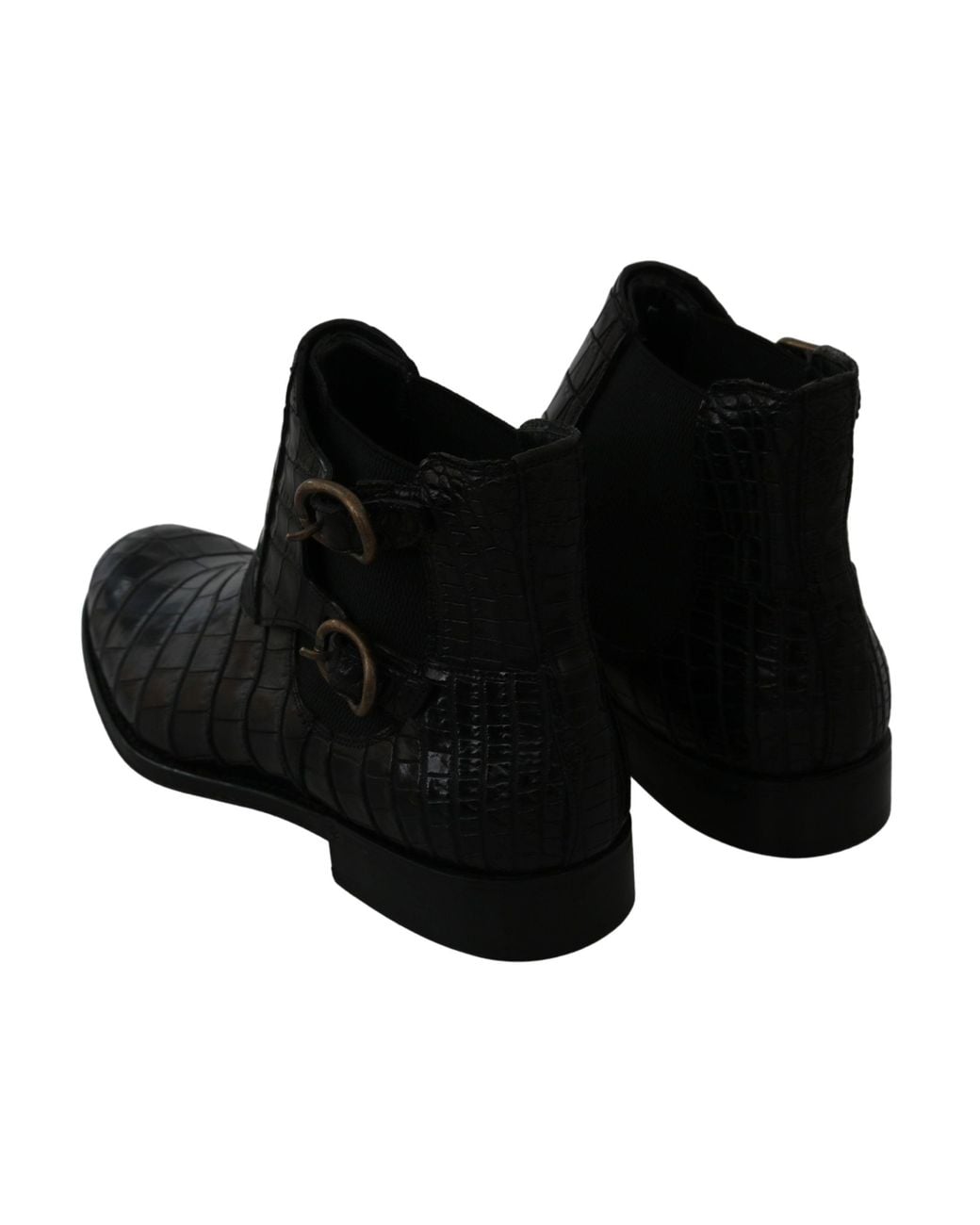 Dolce & Gabbana Black Ankle Boots for men