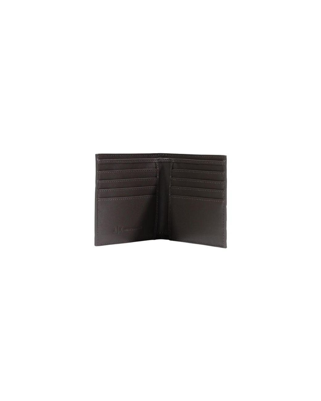 ARMANI EXCHANGE Gray Brown Polyester Cardholder for men