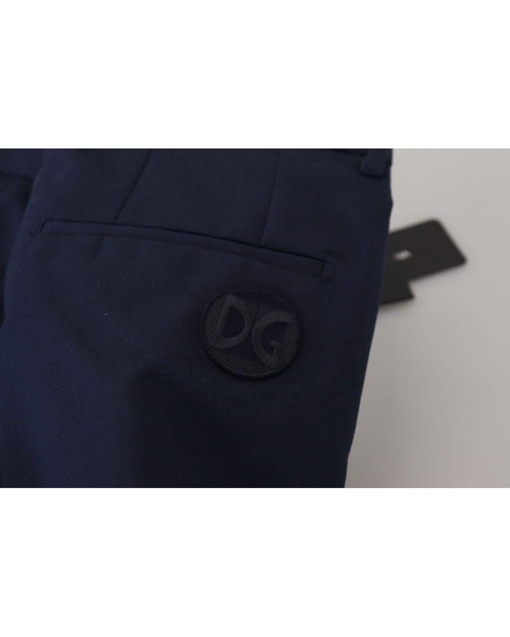 Dolce & Gabbana Blue Elegant Slim Fit Dress Pants for men