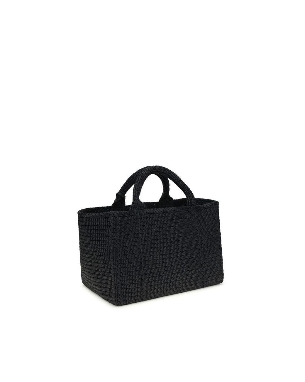 Prada Black Viscose Handbag