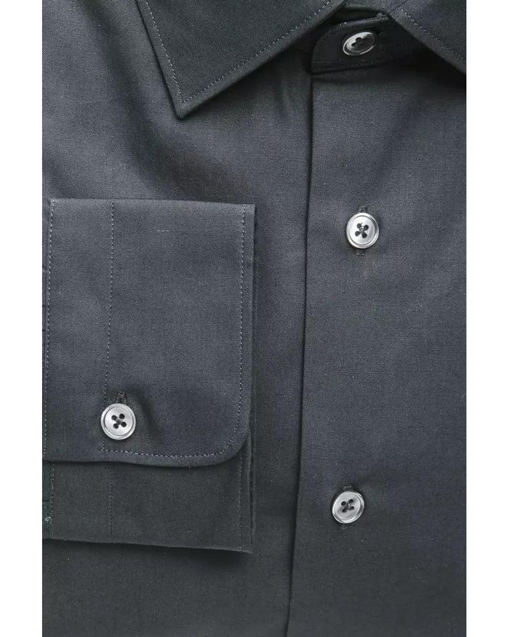 Robert Friedman Gray Cotton Shirt for men