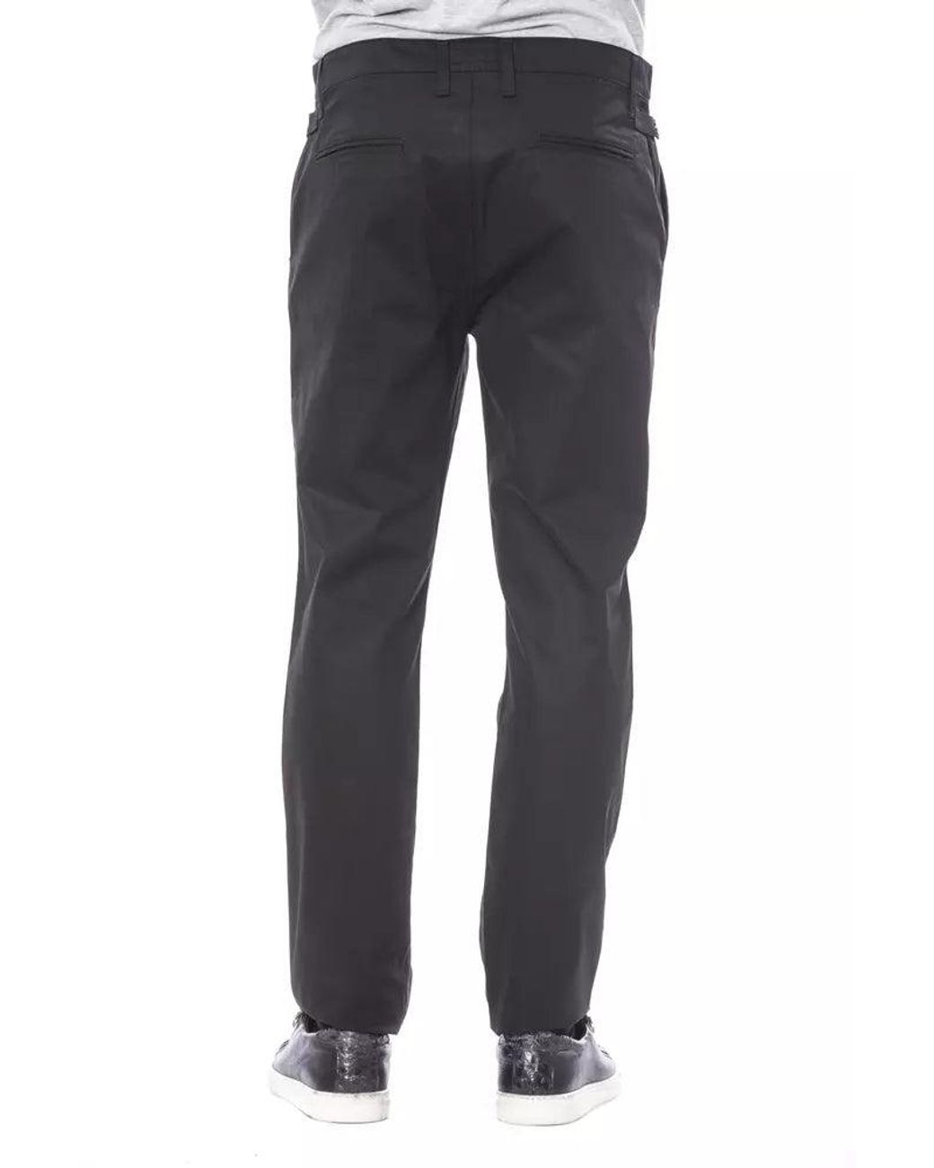 Verri Gray Classic Cotton Pants for men