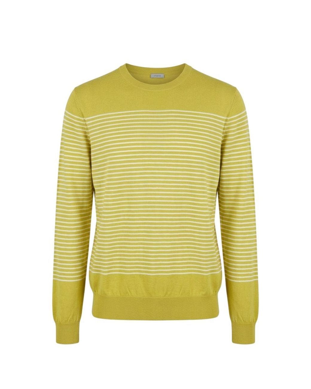 Malo Yellow Green Cotton Men's Sweater for men