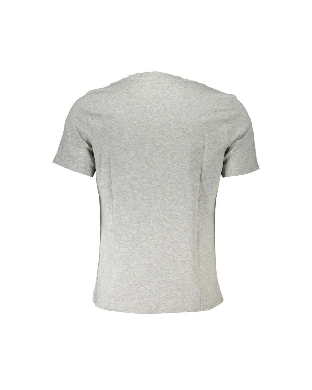 North Sails Gray Cotton T-Shirt for men