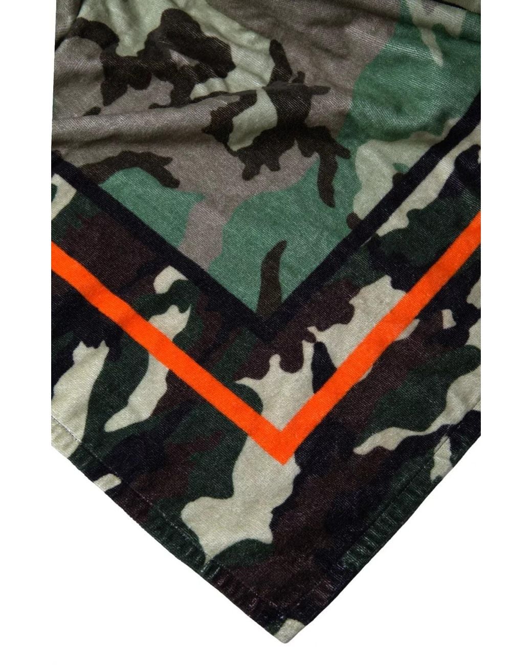 Dolce & Gabbana Green Printed Cotton Wrap Shawl Scarf for men