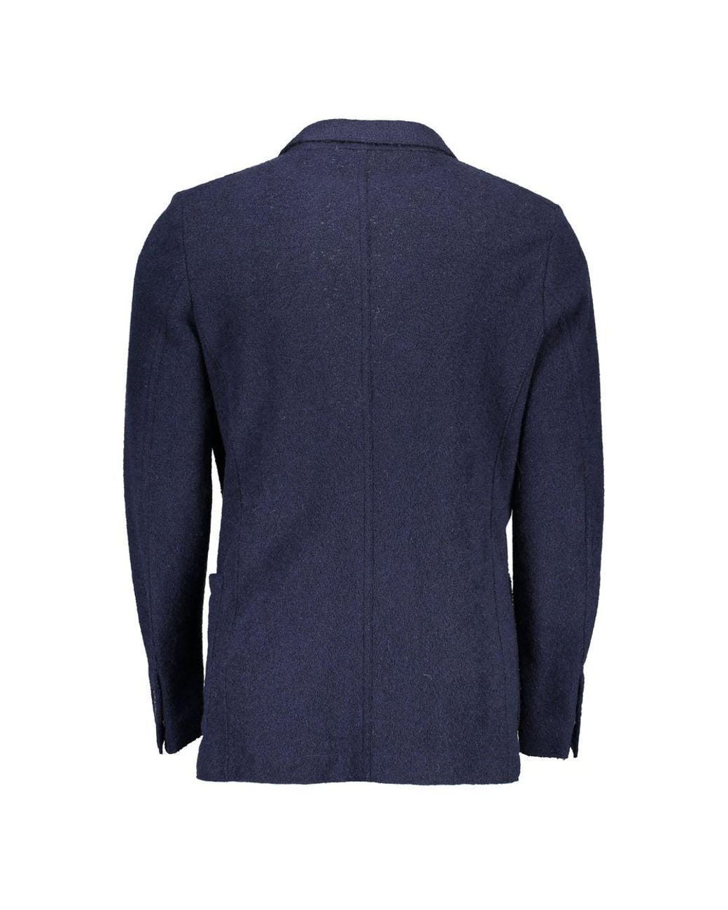Gant Blue Wool Jacket for men
