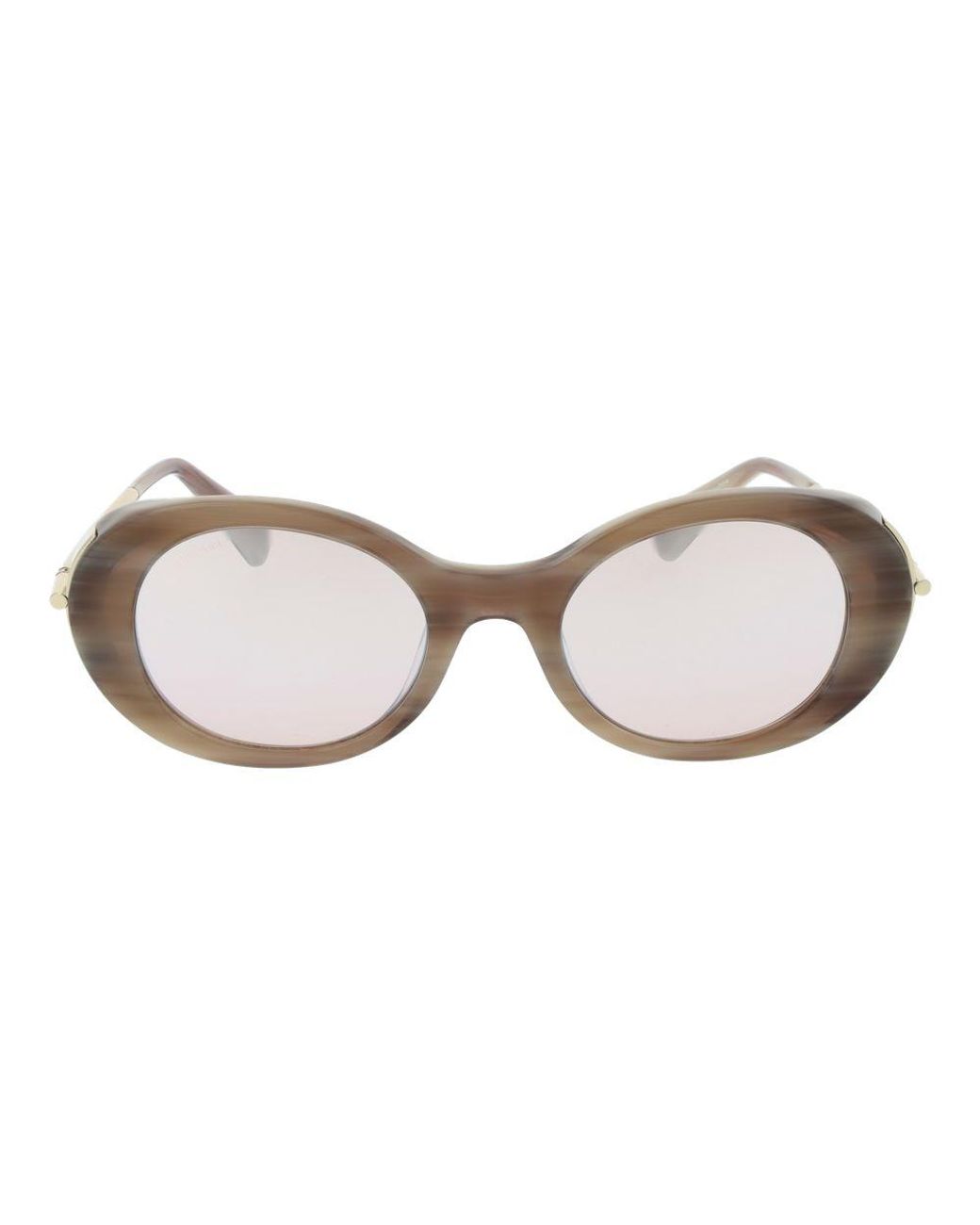 Max Mara Multicolor Beige Acetate Sunglasses