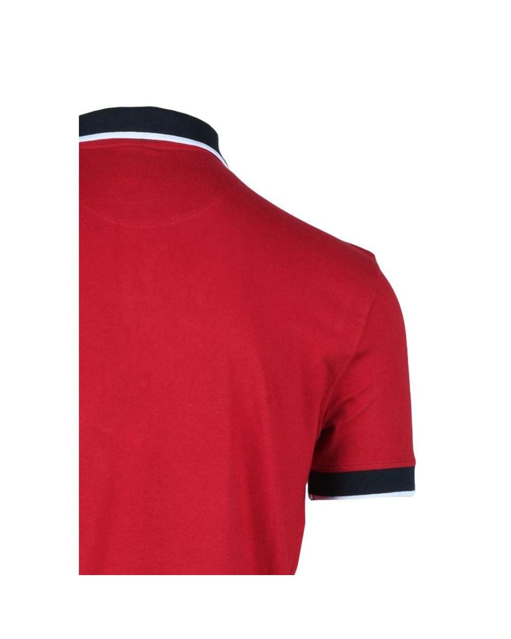 North Sails Red Multicolor Cotton Polo Shirt for men