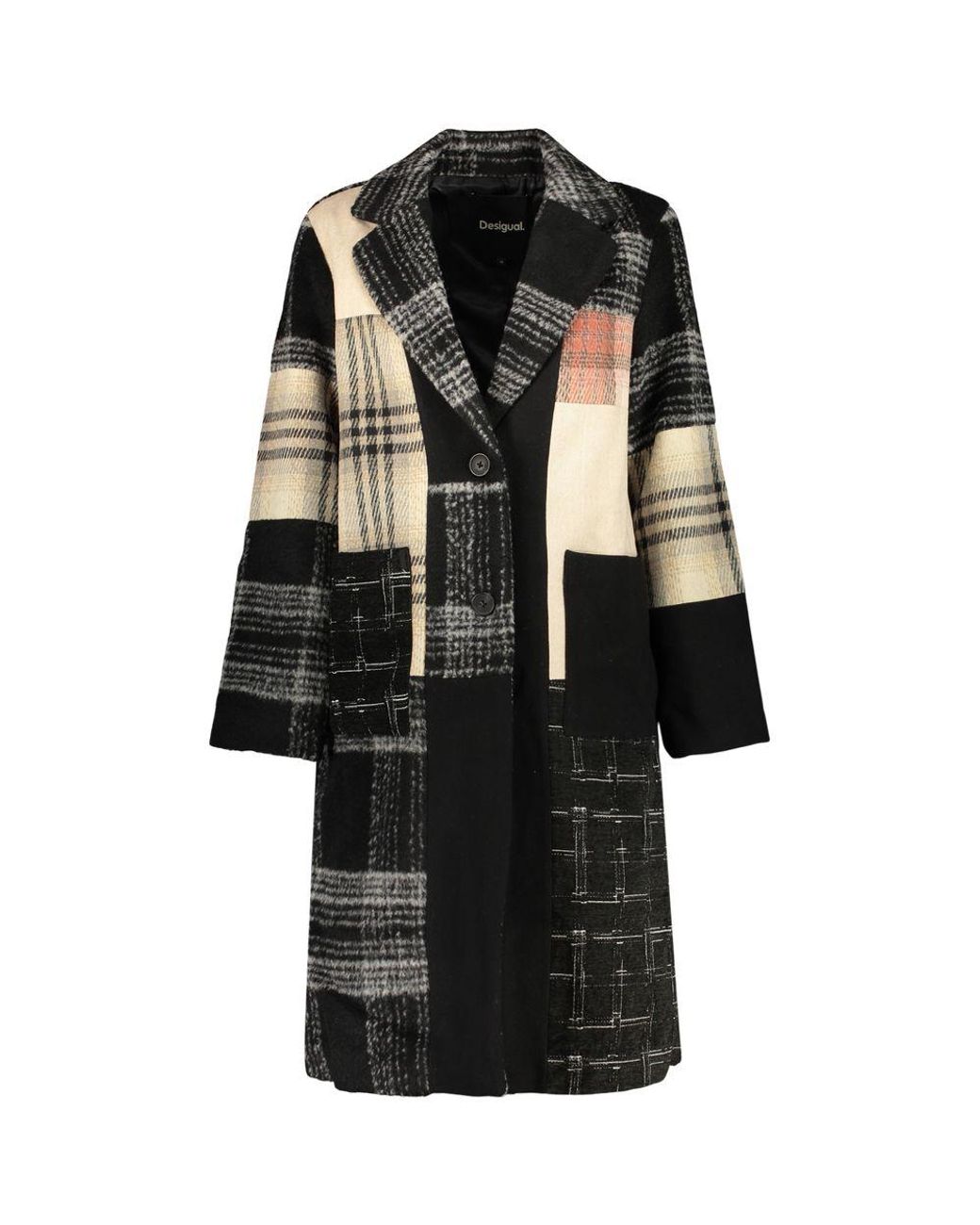Desigual Black Polyester Jacket