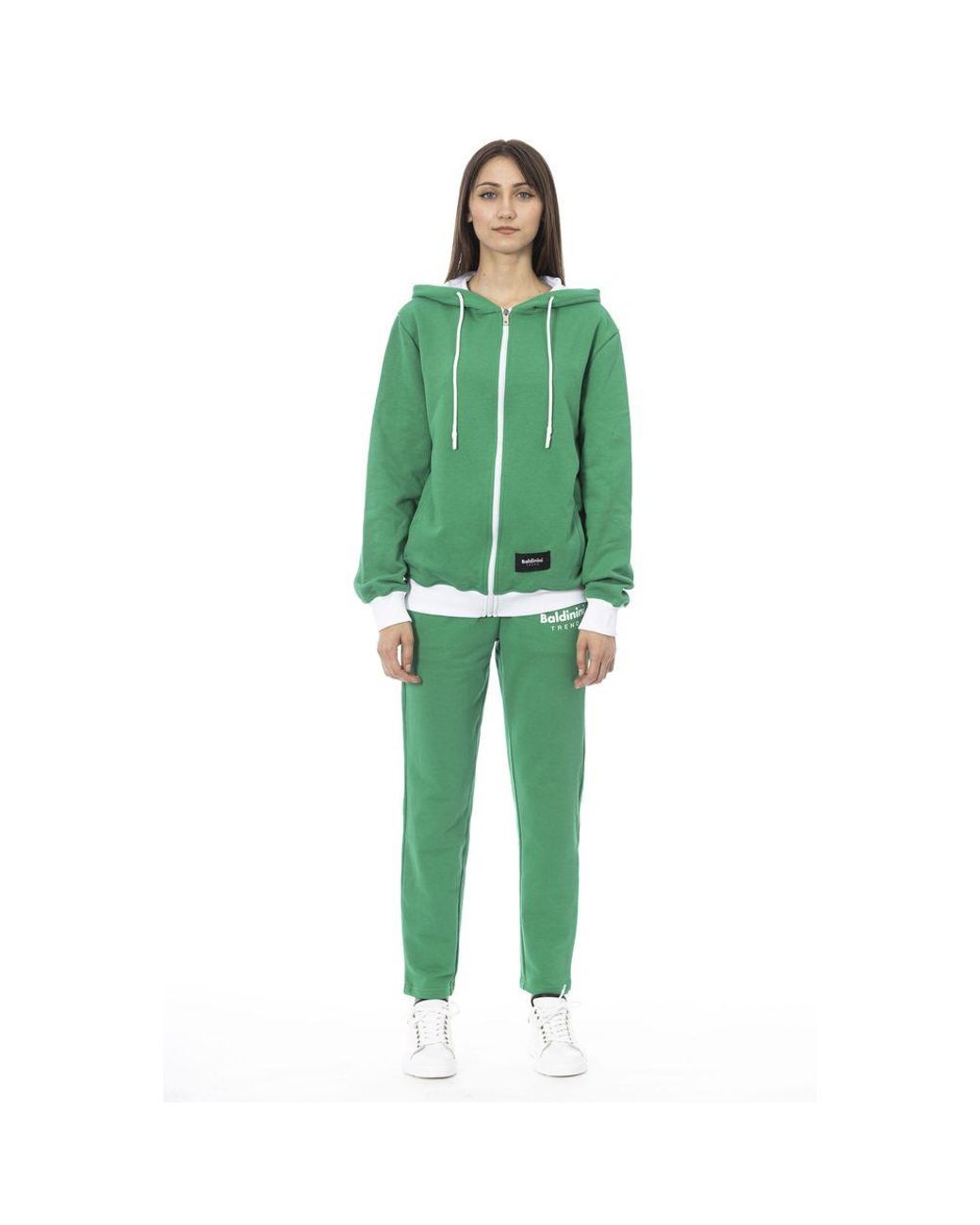 Baldinini Green Cotton Sweater