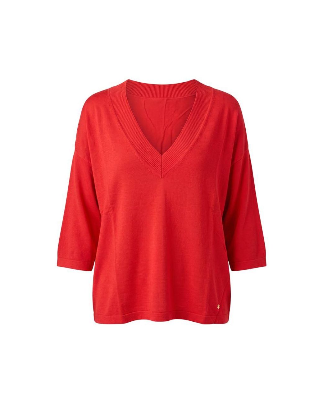Trussardi Red Viscose Sweater