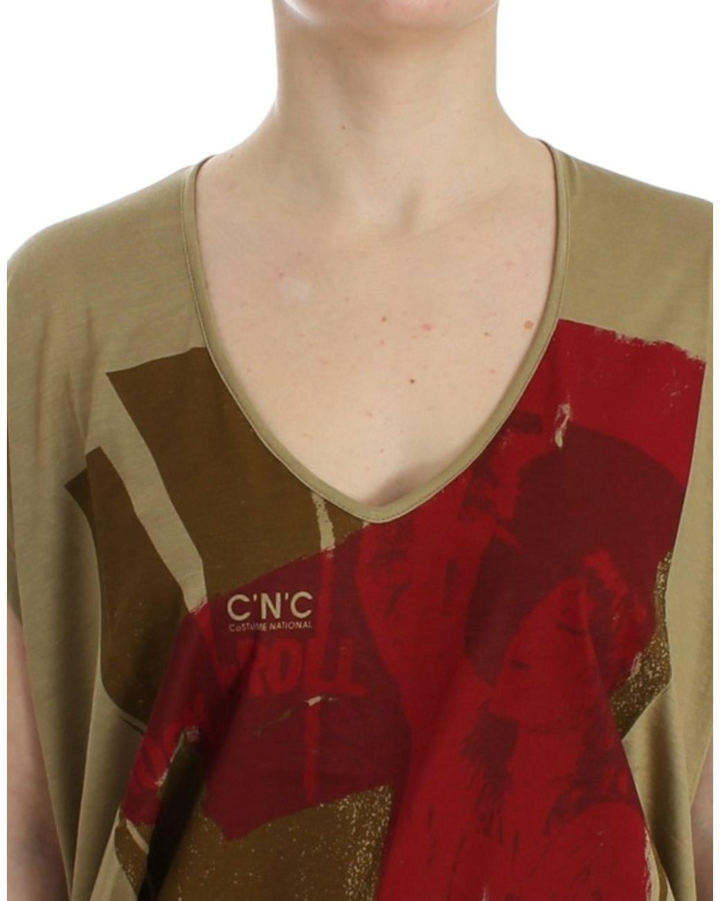 CoSTUME NATIONAL Red Print Shortsleeve T-Shirt