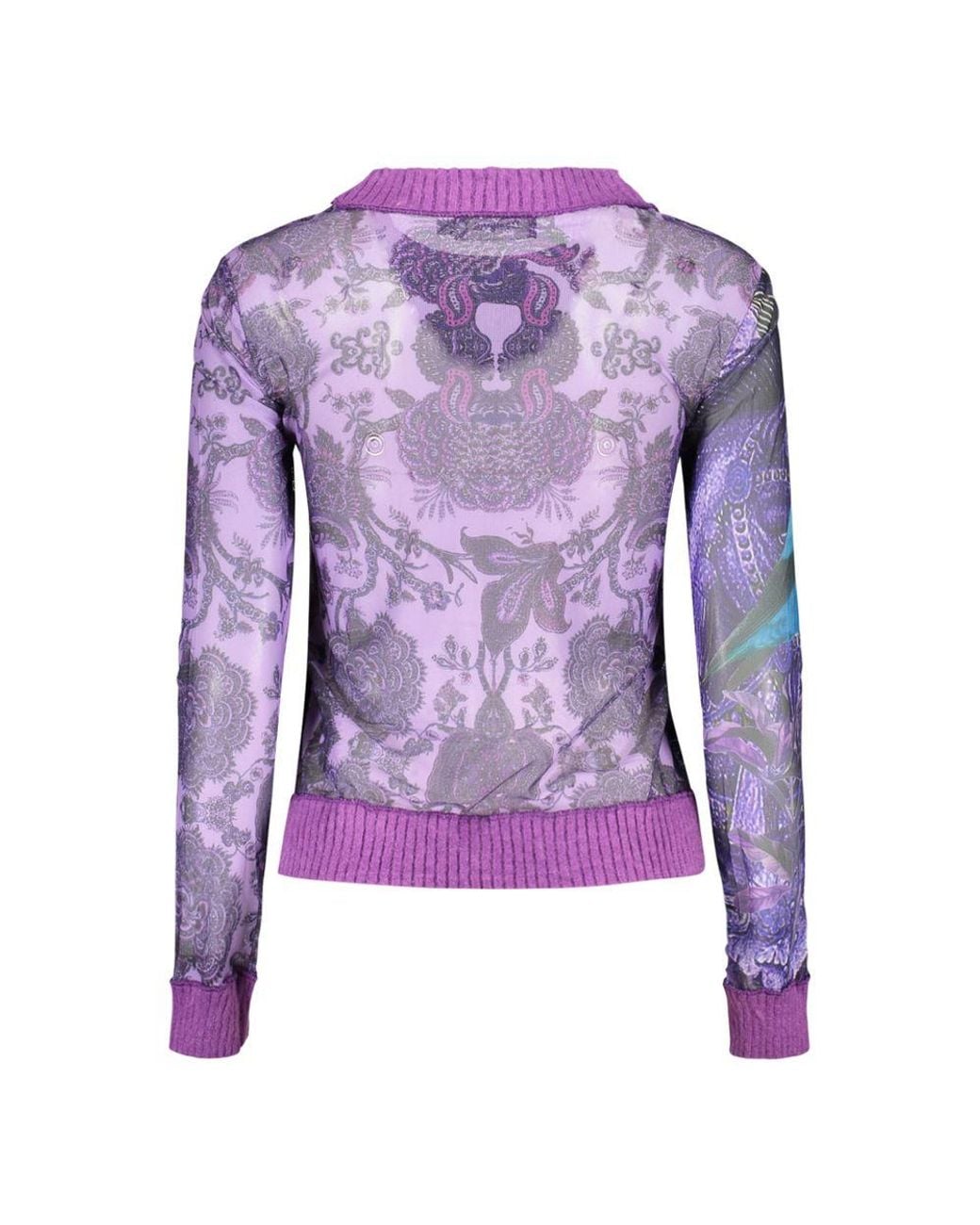 Desigual Purple Viola Polyester 's Top