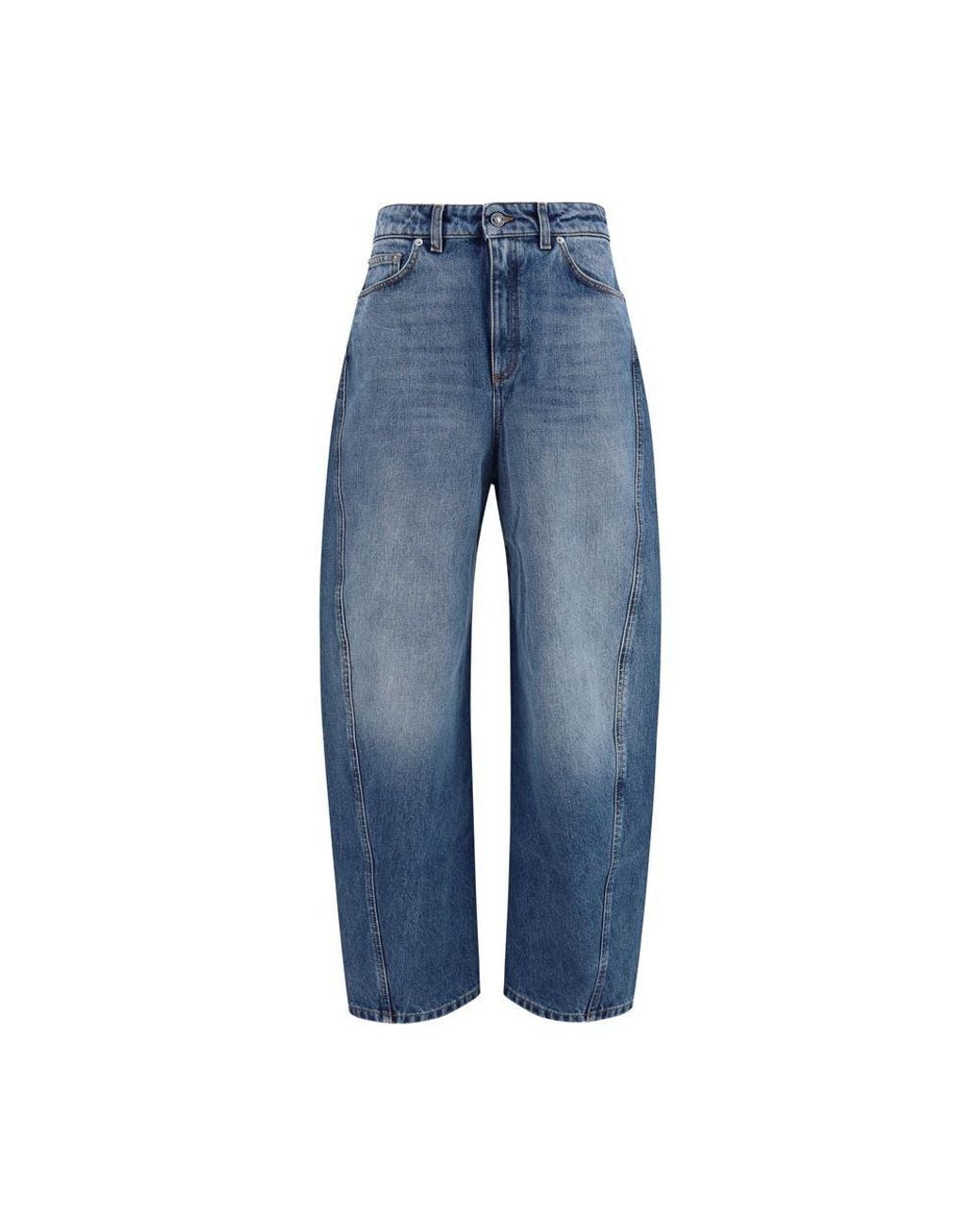 Givenchy Blue Cotton Relaxed Fit Jeans