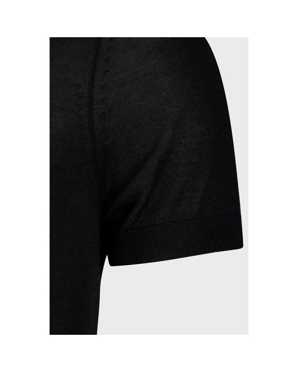 AUTORE Black Wool Sweater for men