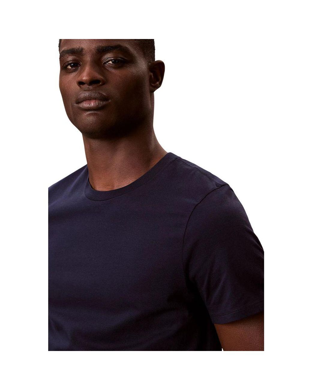 Calvin Klein Blue Cotton Tank Tops for men