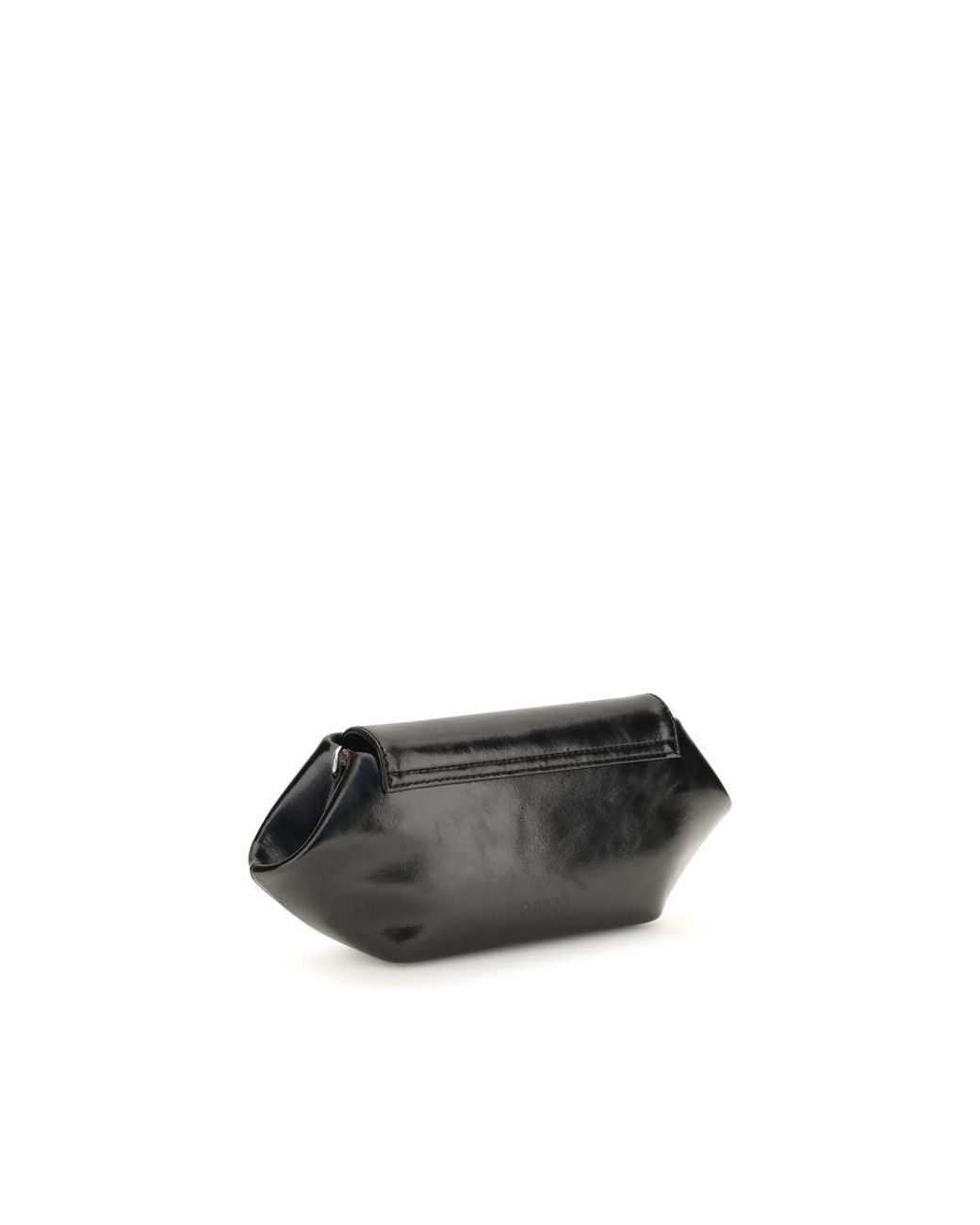 Ganni Black Polyethylene Shoulder Bag