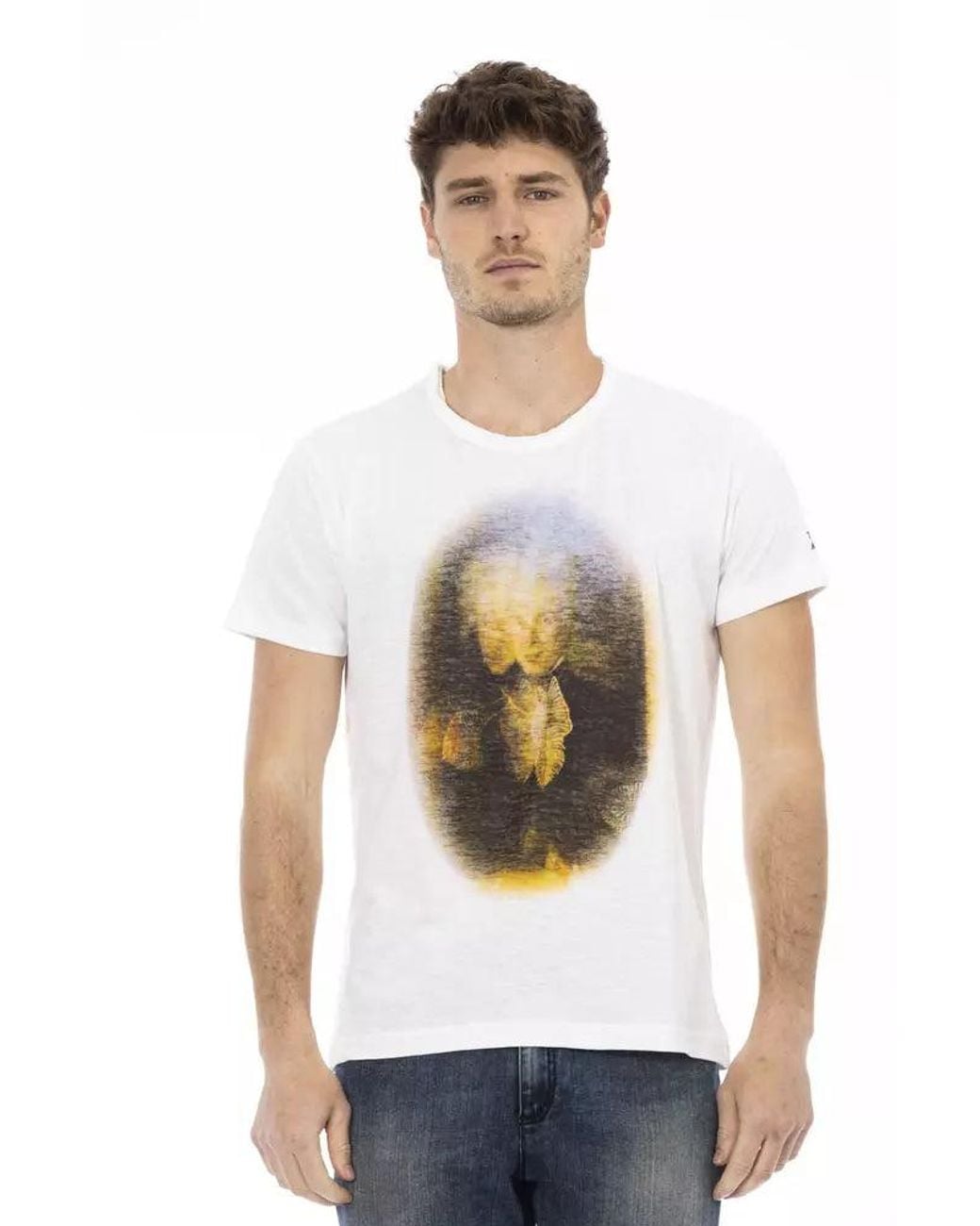 TRUSSARDI ACTION White Cotton Men's T for men