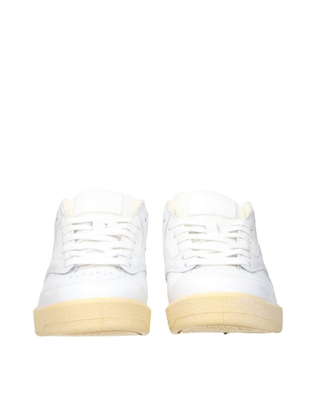Jil Sander White Leather Low Top Sneakers
