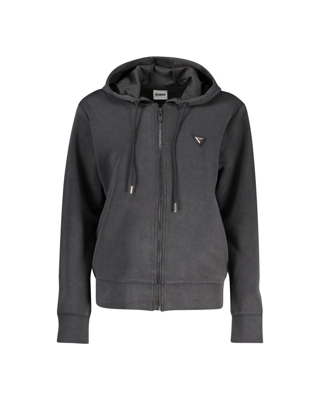 Guess Black Polyester Hoodie