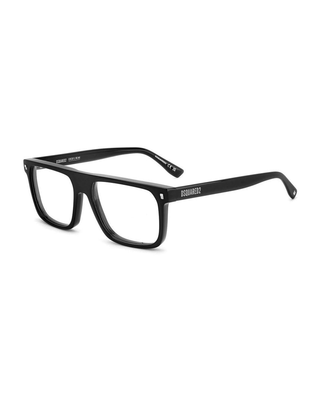 DSquared² Black Acetate Glasses (frames) for men