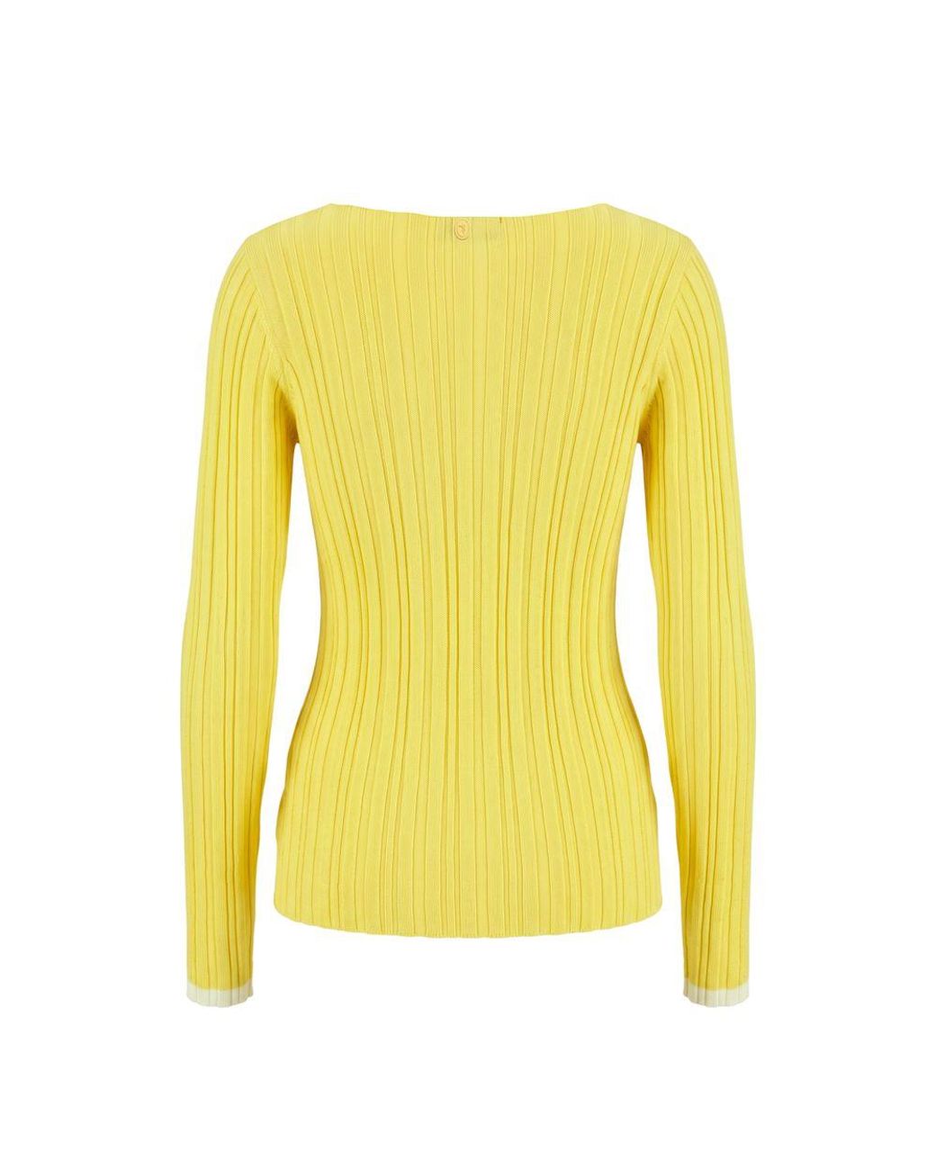 Trussardi Yellow Viscose Sweater