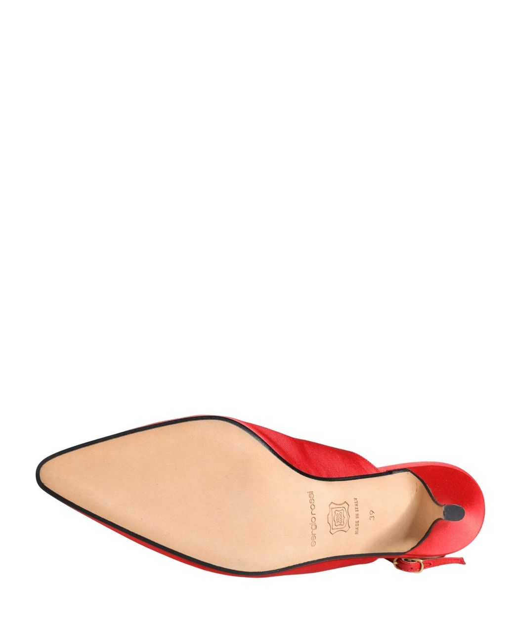 Dolce & Gabbana Pink Red Suede Heel Slingback Shoes