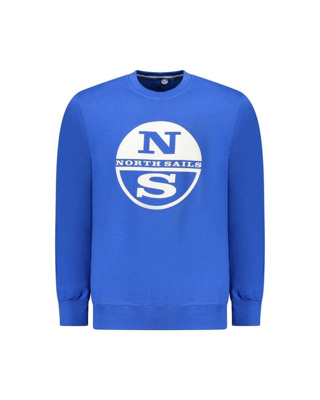 North Sails Blue Cotton Sweater for men