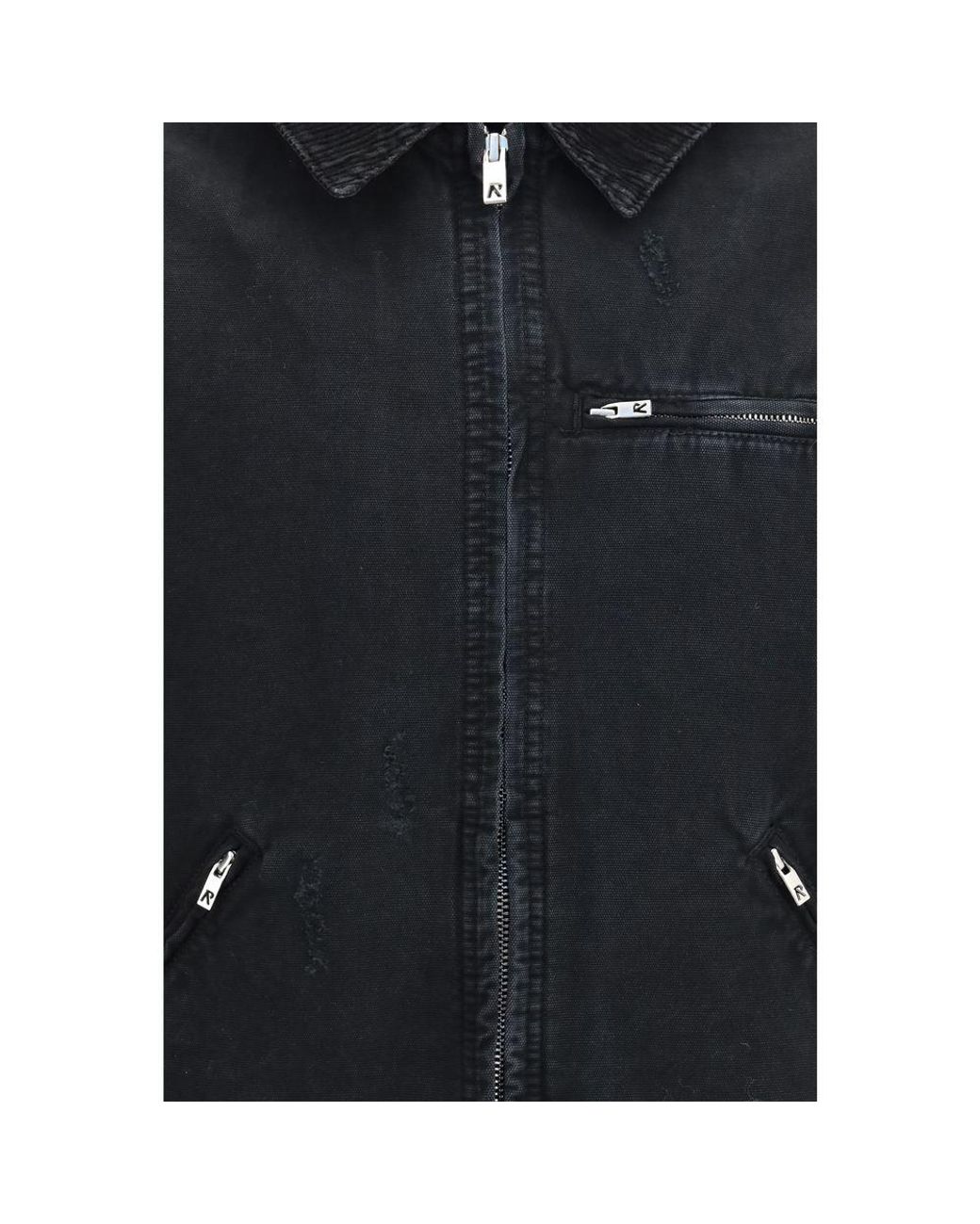Represent Blue Black Cotton Full for men