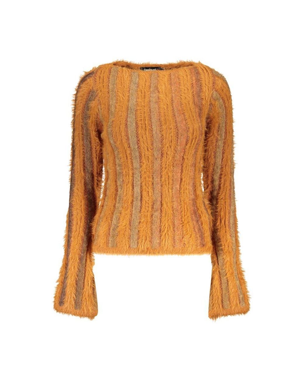 Desigual Orange Polyamide 's Sweater