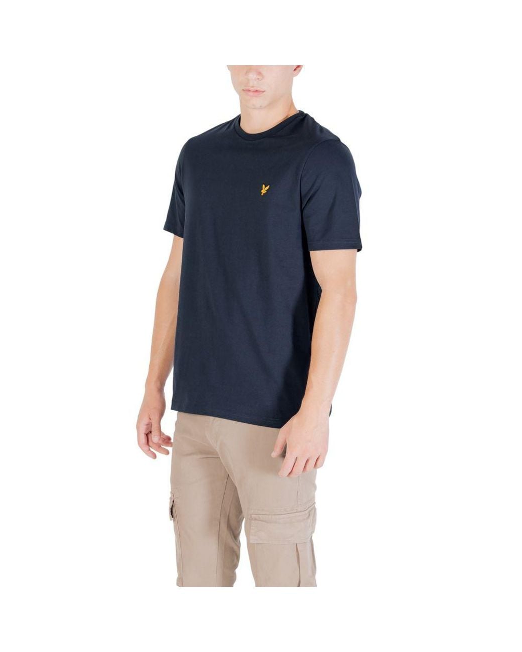 Lyle & Scott Blue Cotton T for men
