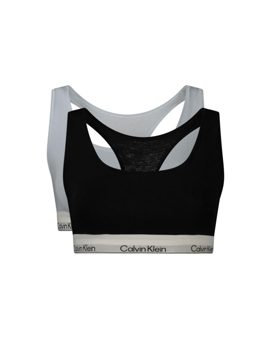 Calvin Klein Black Light Blue Cotton 's Bralette