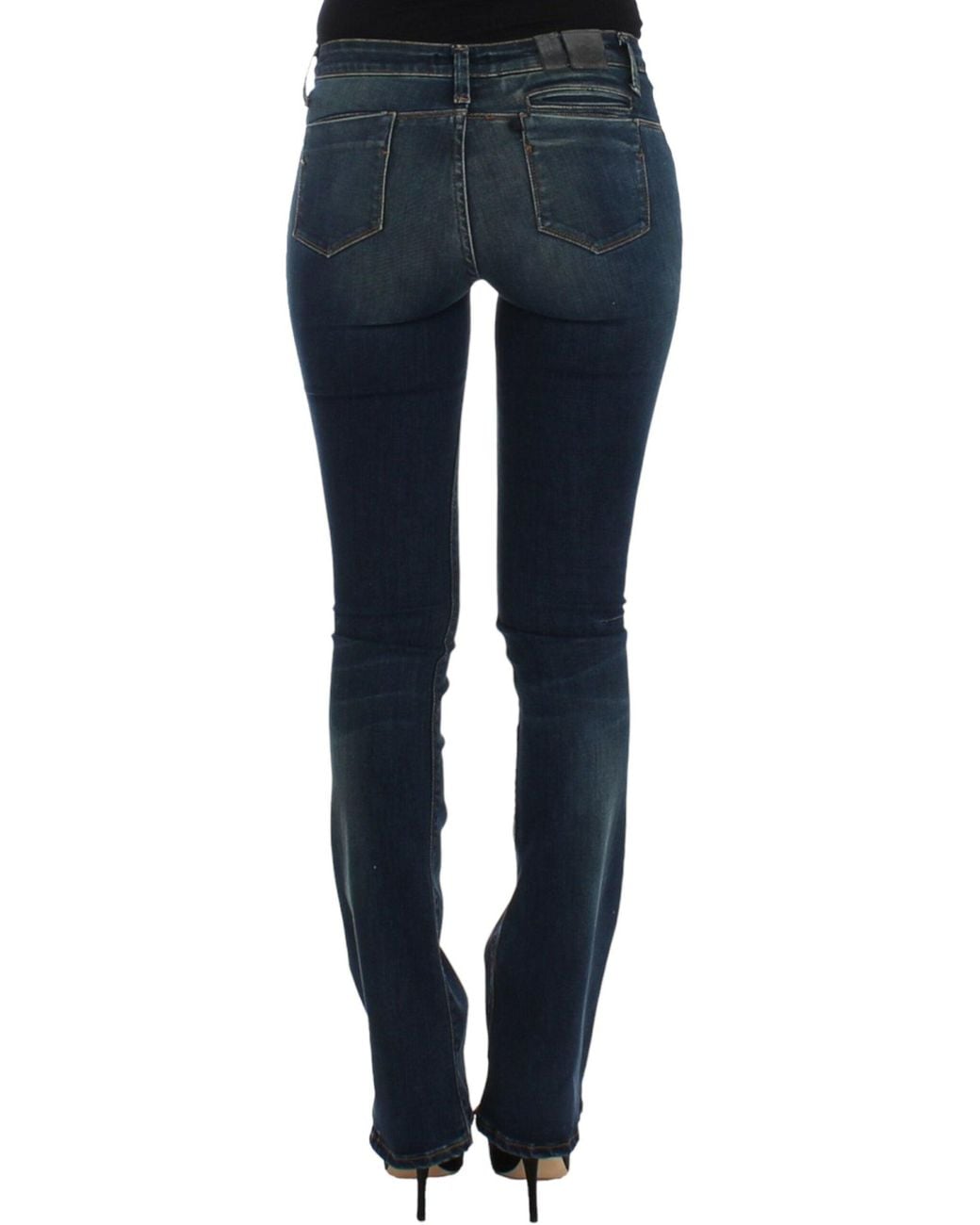 CoSTUME NATIONAL Blue Straight Leg Jeans