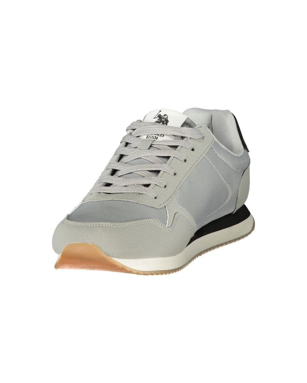 U.S. POLO ASSN. Gray Polyurethane Men's Sneaker for men