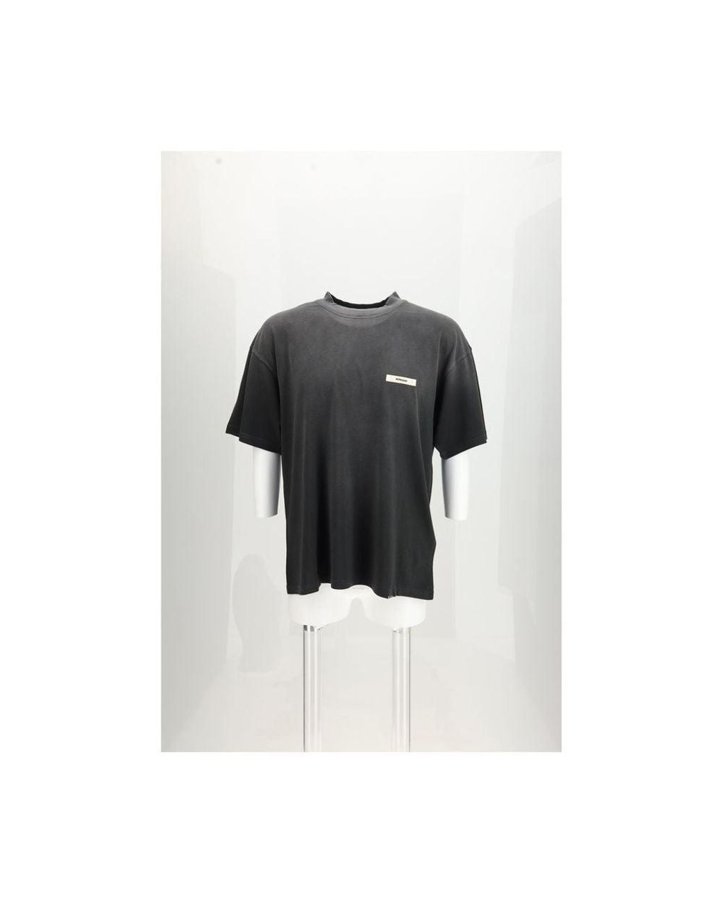Represent Black Gray Cotton T for men