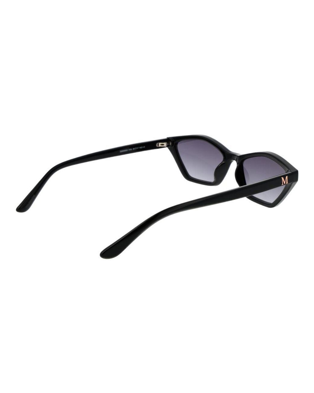 MARCIANO BY GUESS Black Plastic Sunglasses