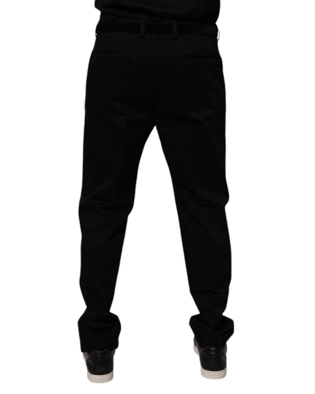 Dolce & Gabbana Black Classic Dress Pants for men
