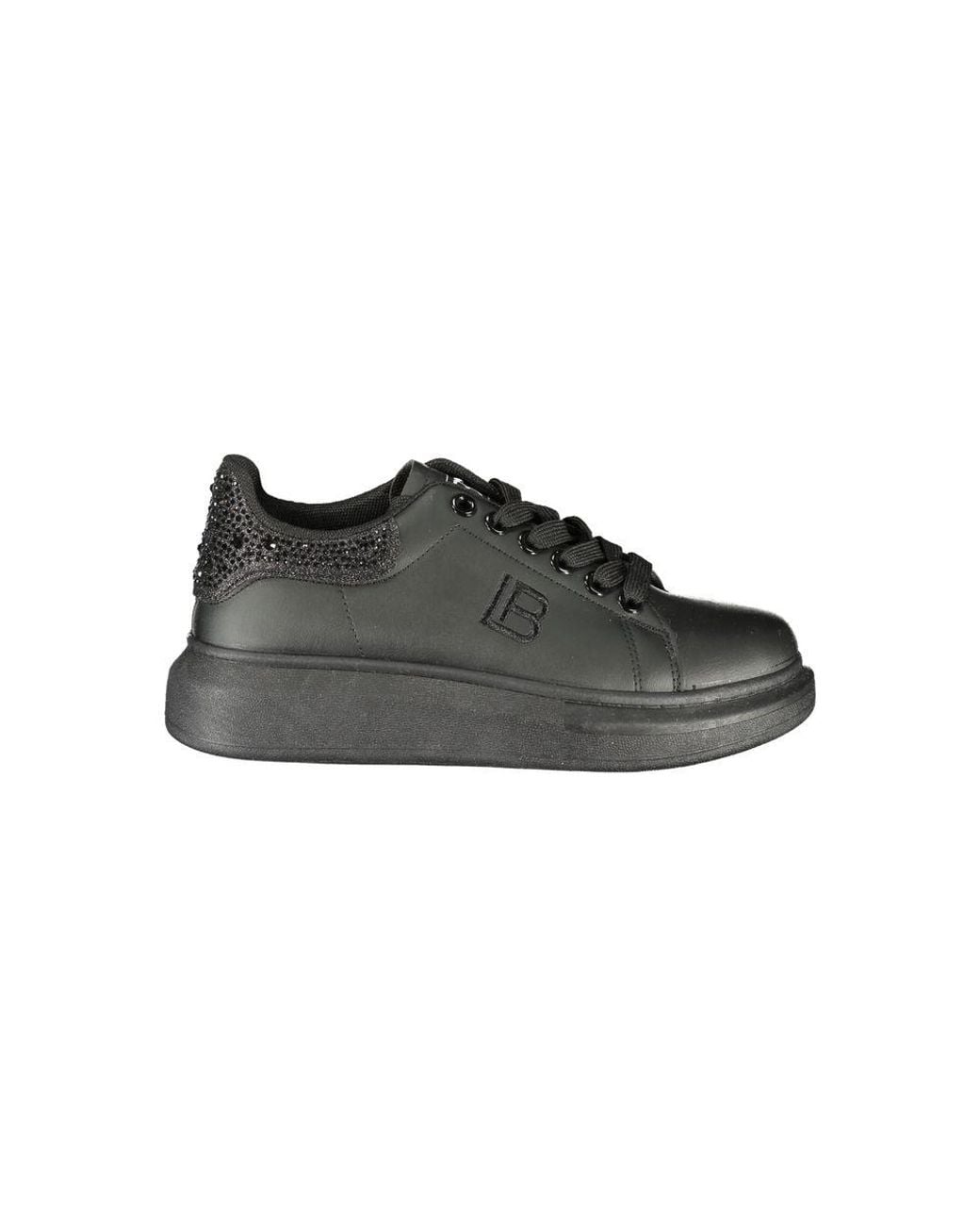 Laura Biagiotti Black Polyurethane 's Sneaker
