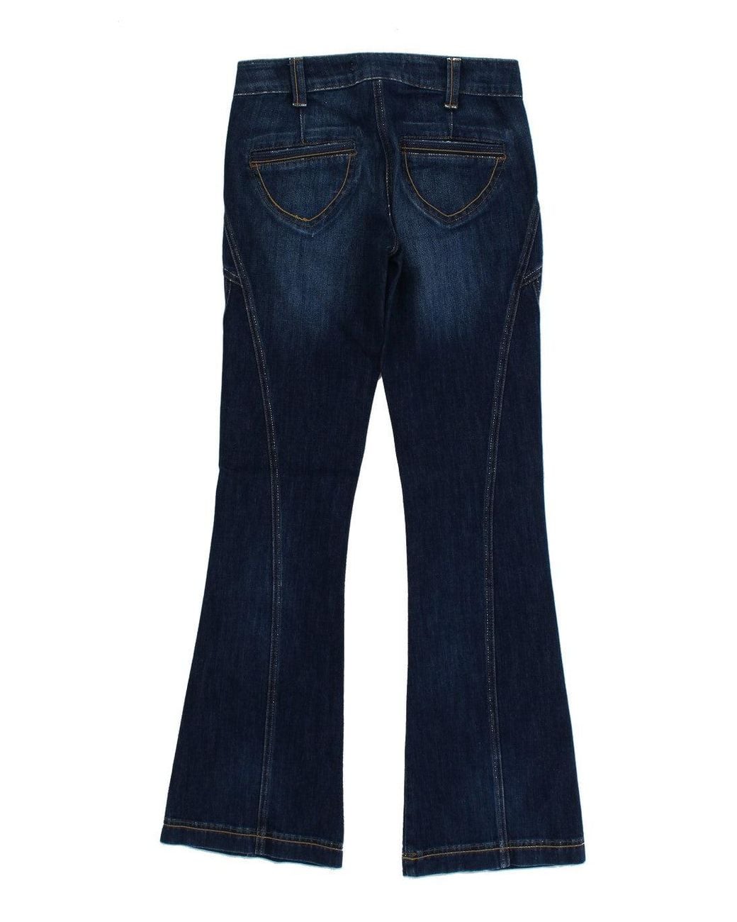 Roberto Cavalli Blue Cotton Stretch Low Waist Jeans