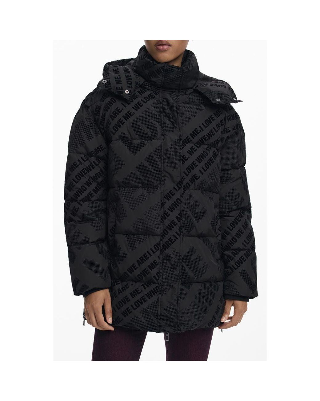 Desigual Black Polyester Jacket