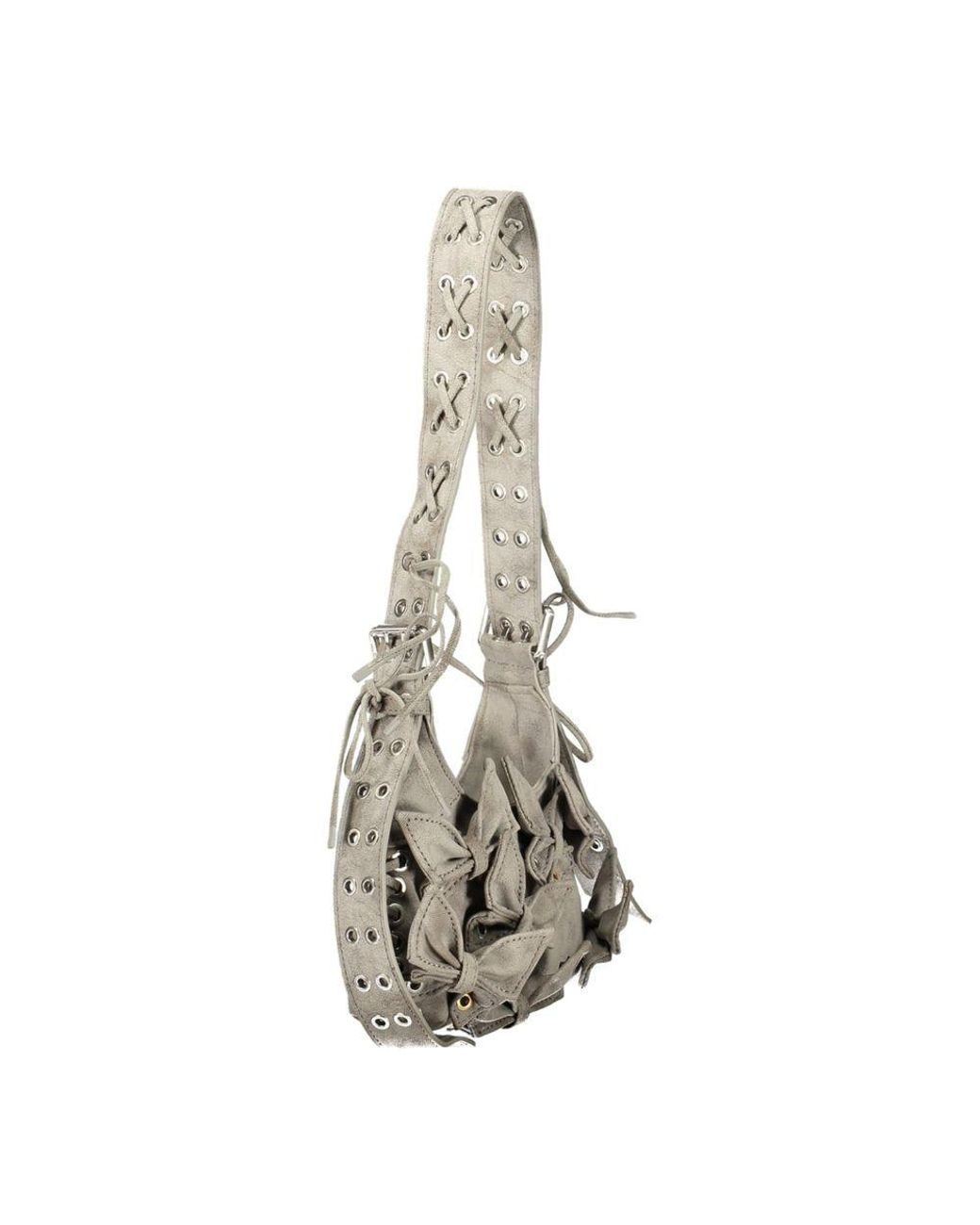Desigual Gray Poliuretano Donna Borsa