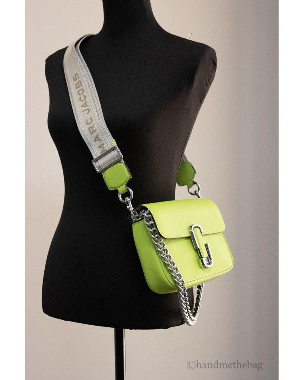 Marc Jacobs Green The J Shoulder Bag Glow H956L01Pf22-325 One Size Leather