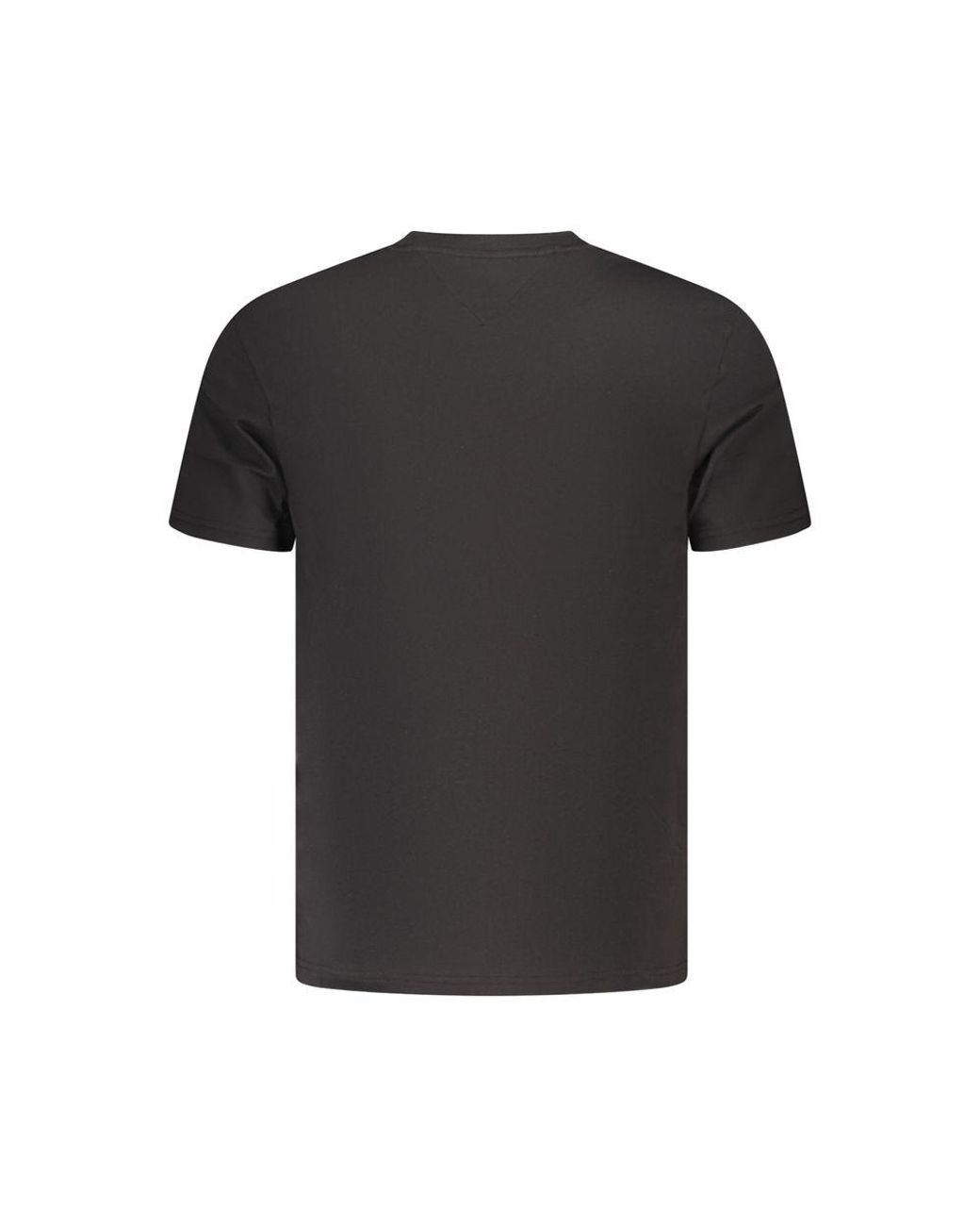 Tommy Hilfiger Black Cotton T-Shirt for men